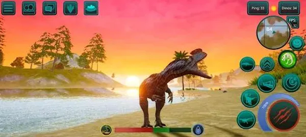 game khủng long - Dino Battle